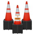 Xpose Safety Traffic Cone, PVC, 28" H, Orange OTC28-64-24-X